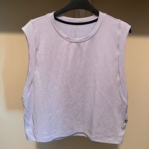 On Running Lavender Muscle Tee Crop Top